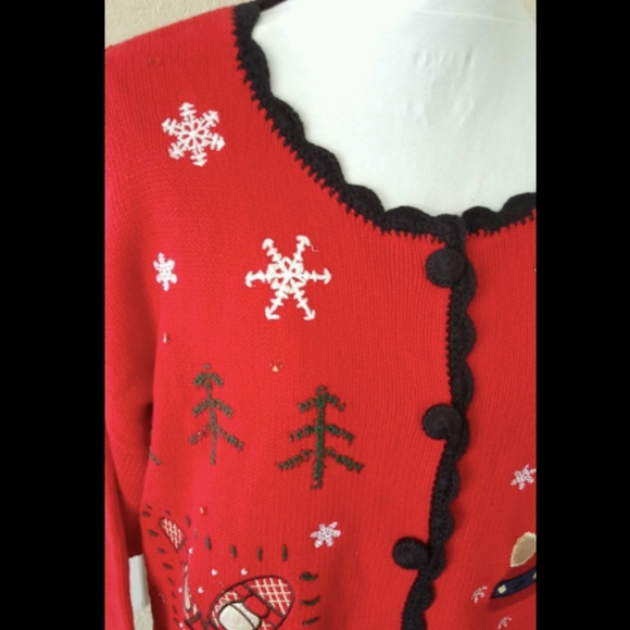 Basic Editions Ugly Christmas Sweater Size XL - Picture 5 of 7